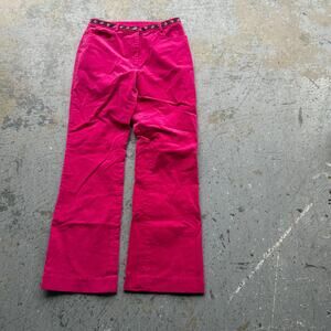 Lilly Pulitzer Pink Corduroy Pants Sz 4